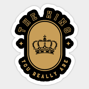 THE KING Sticker